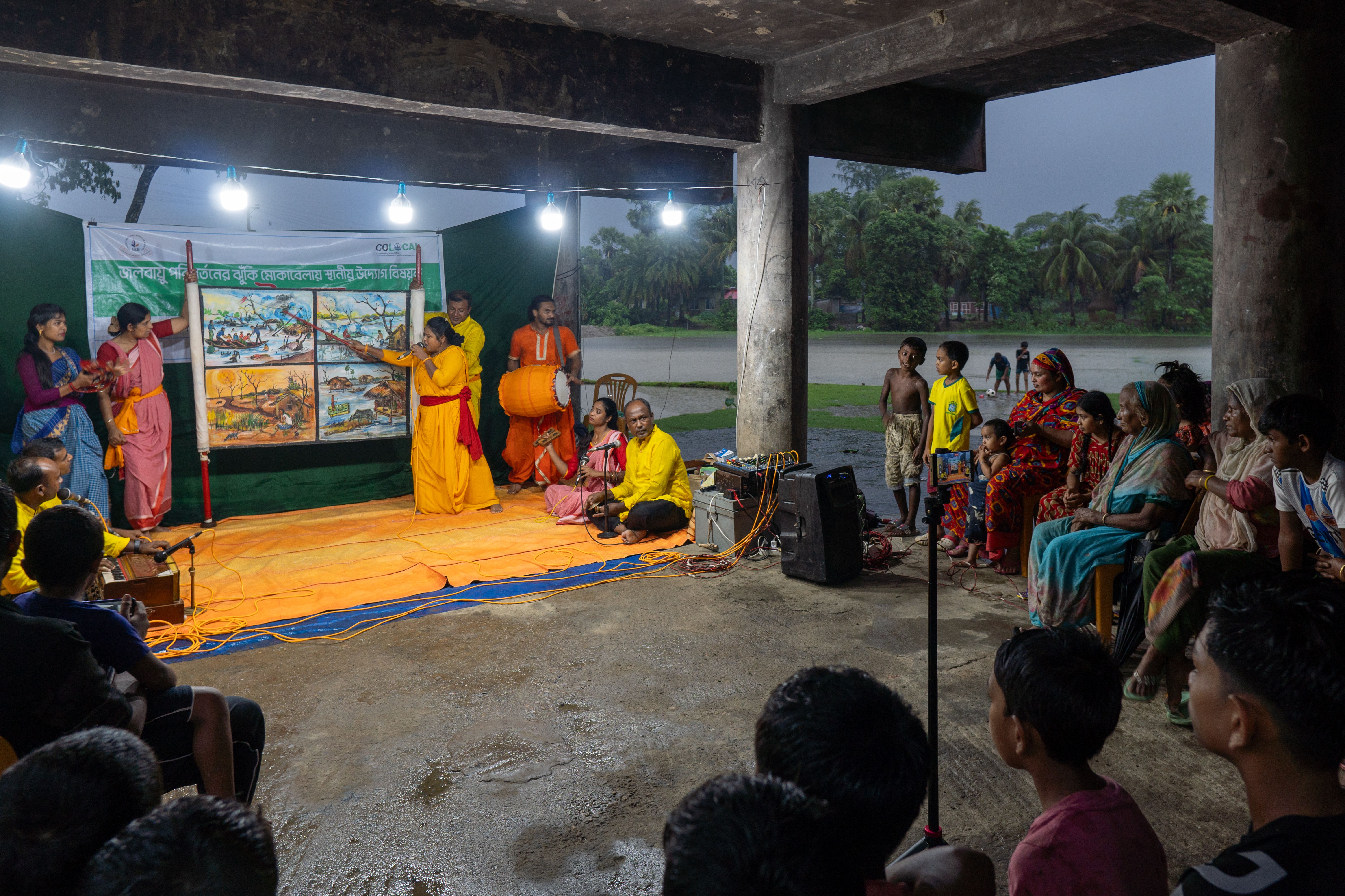 Singin' in the Rain: Potsong on LLA at Kalapara, Patuakhali