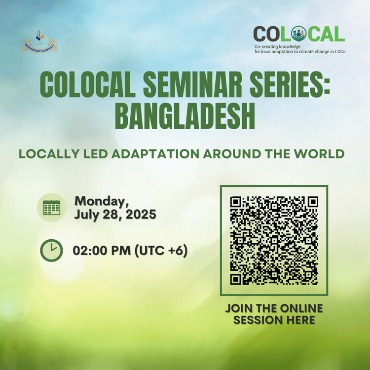 COLOCAL Fellows of Bangladesh Present Research at COLOCAL Seminar Series